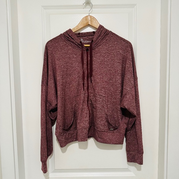 Gap Fit | Women’s Large Brushed Tech Jersey Activewear Zippered Hoodie - Picture 1 of 7